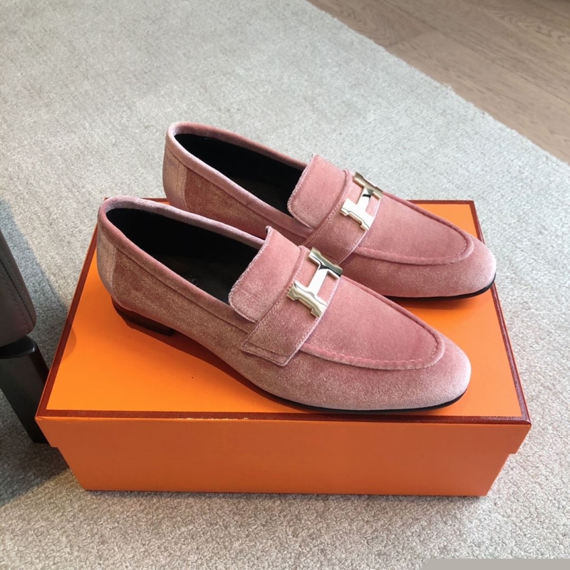 H**mes leather shoes